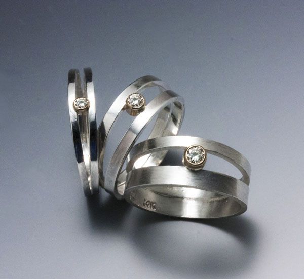 Cathy Heinz Orbit Rings