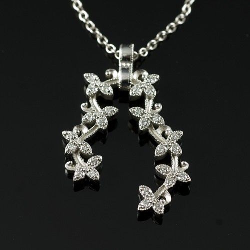 Leaf Diamond Pendant